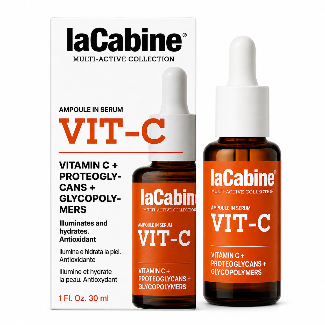 سرم آمپولی ویتامین C لاکابین مدل VIT-C