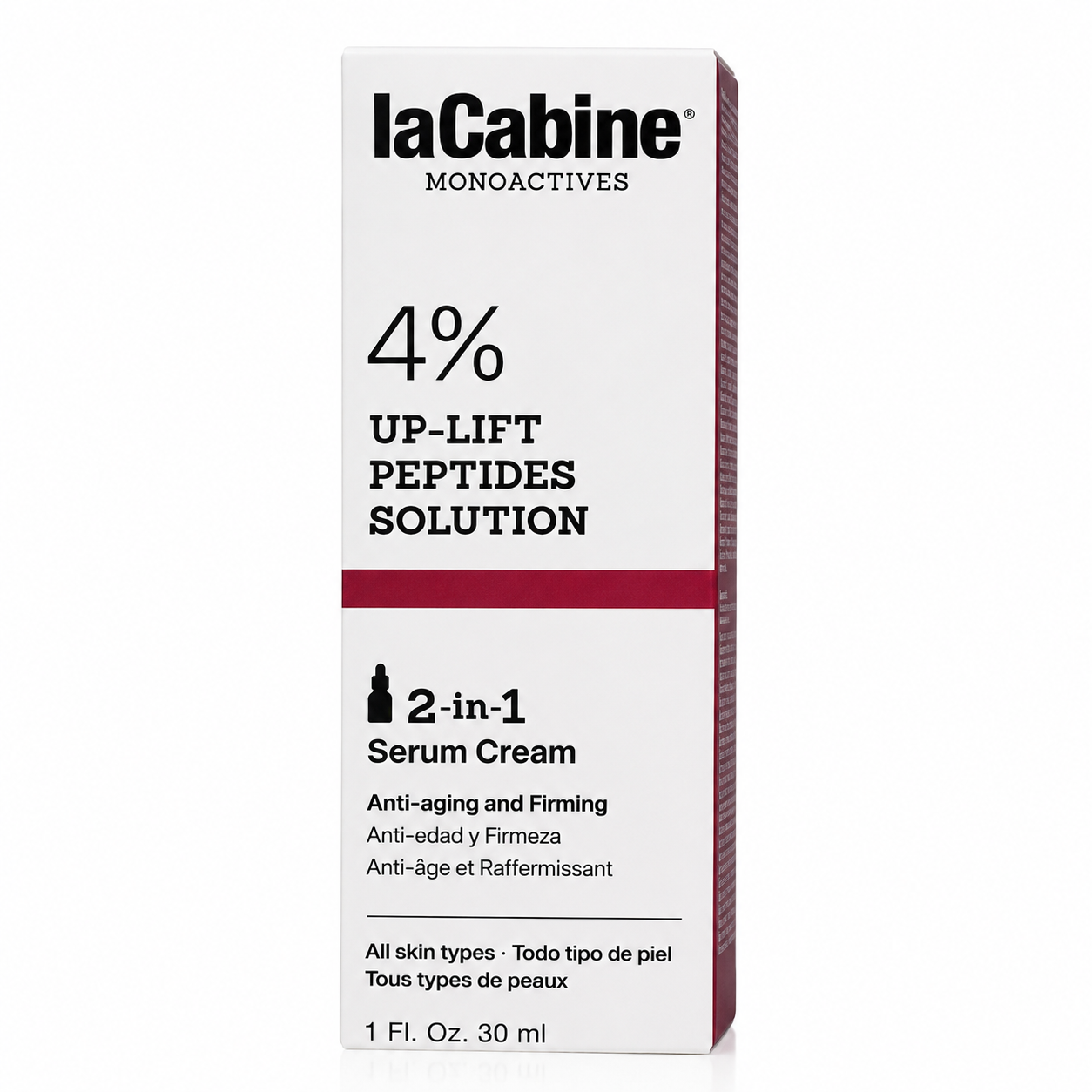 سرم کرم لیفتینگ پپتید ۴٪ لاکابین مدل Monoactives Up-Lift Peptides Solution
